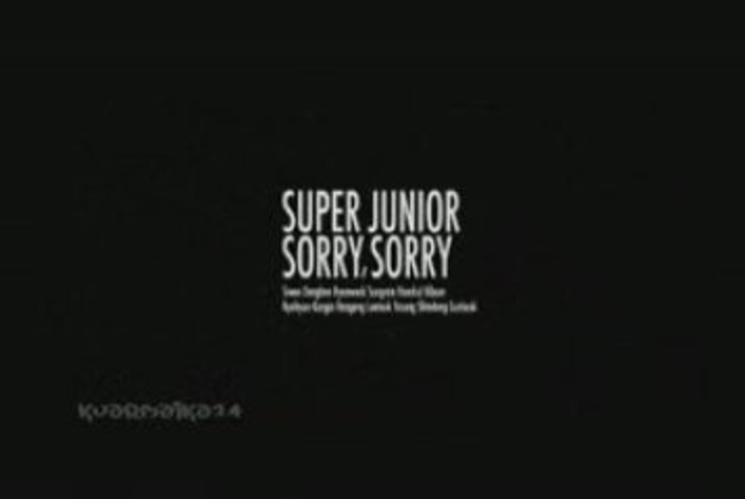 Super Junior - Sorry Sorry [romanizations + eng sub]