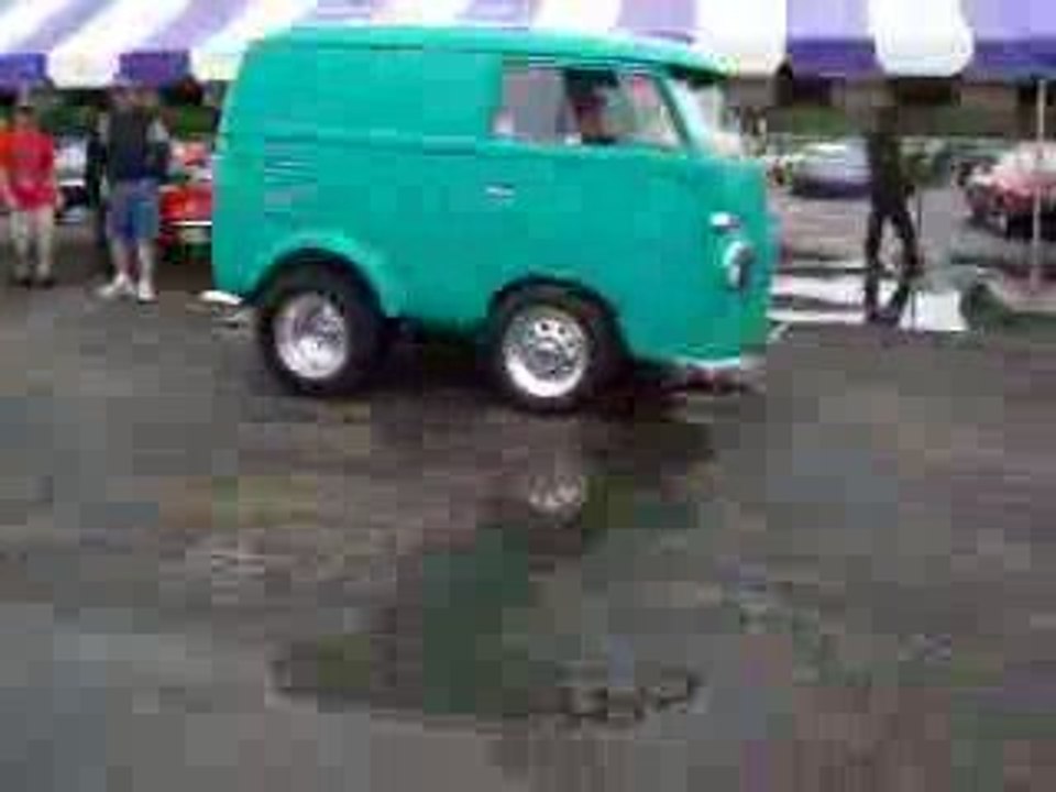 VW Micro Mini Bus Wheelie