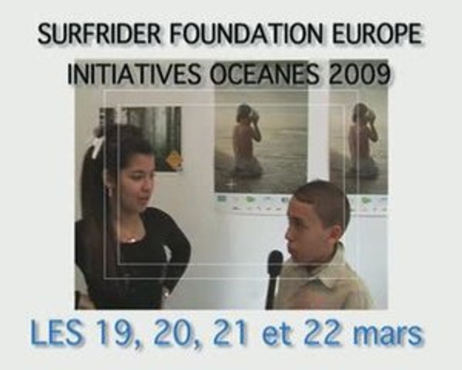 Initiatives Océanes 2009 / Annonce pour Terre-tv