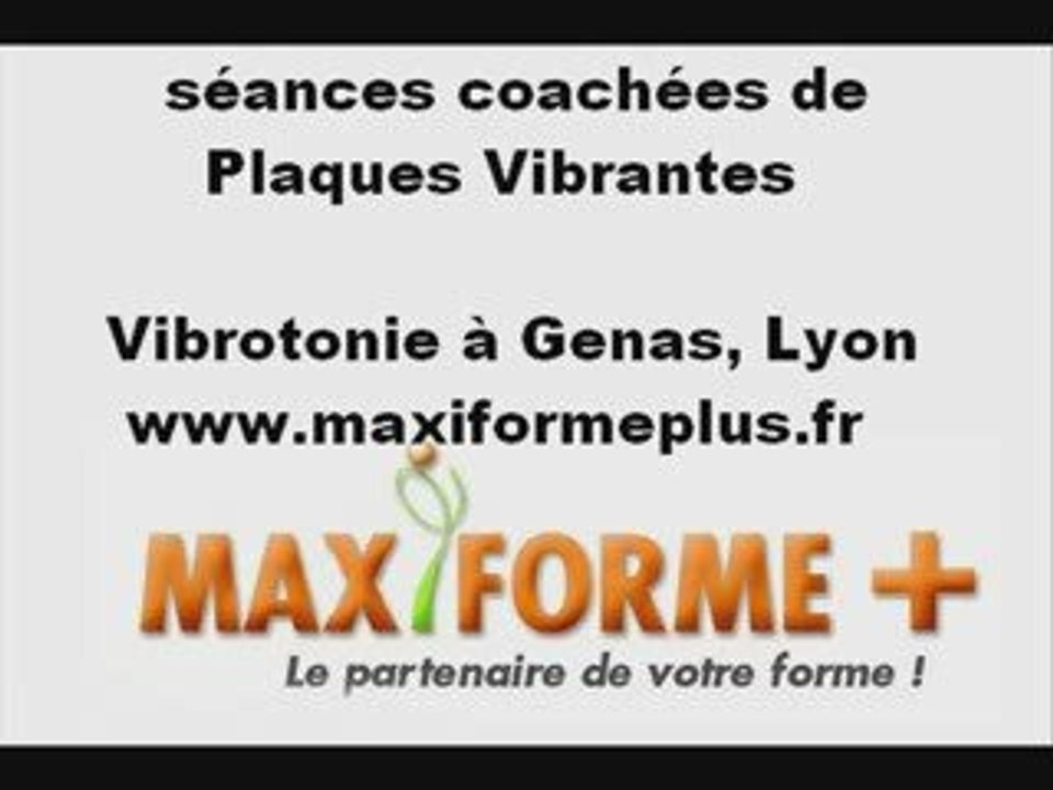 Plaque vibrante vibrotonie www.maxiformeplus.fr