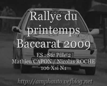 Rallye du printemps Baccarat 2009