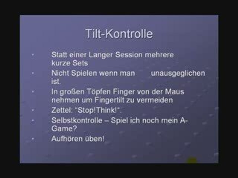 Pokerschulen bonus-lektio tilt-kontrolle