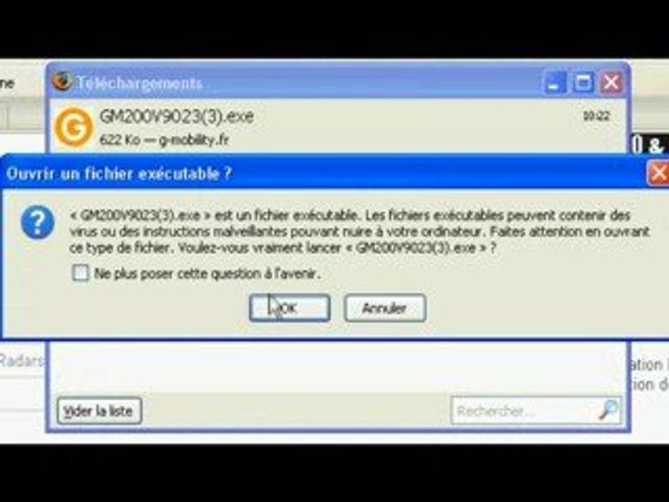 Mise à jour de la base du GM-200 depuis le web
