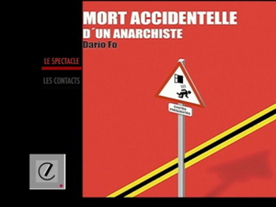 Passage "mort accidentelle d'un anarchiste"