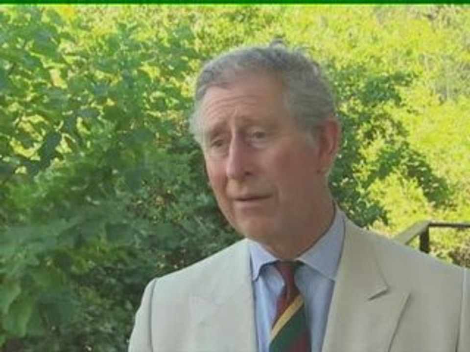 Prince Charles names a tortoise