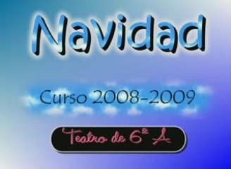 Navidad 0809 teatro 6ºA