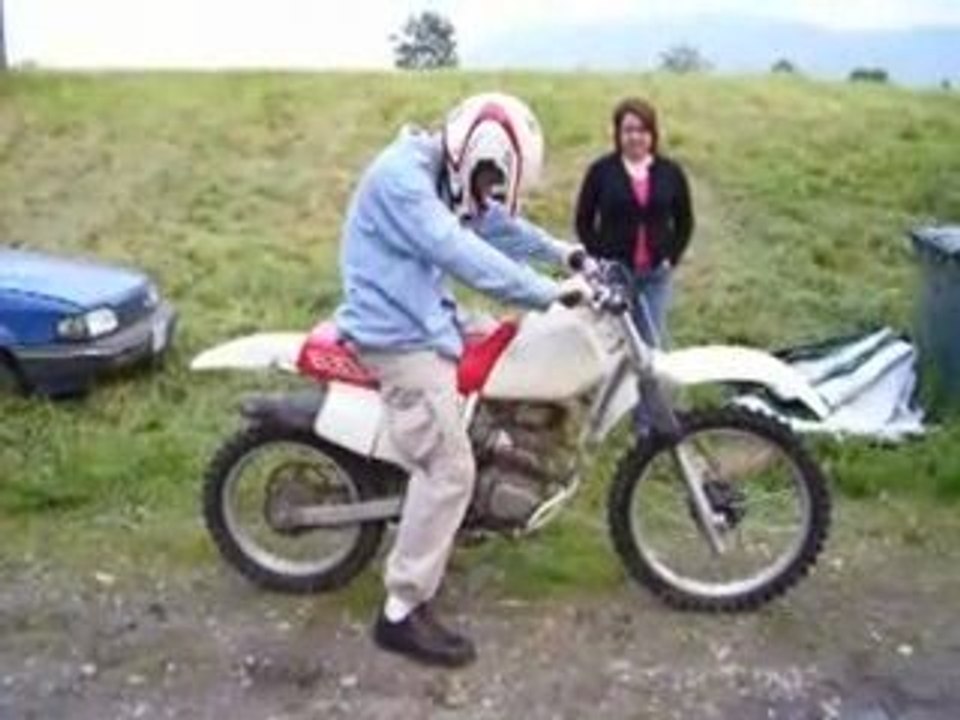 Régis en moto