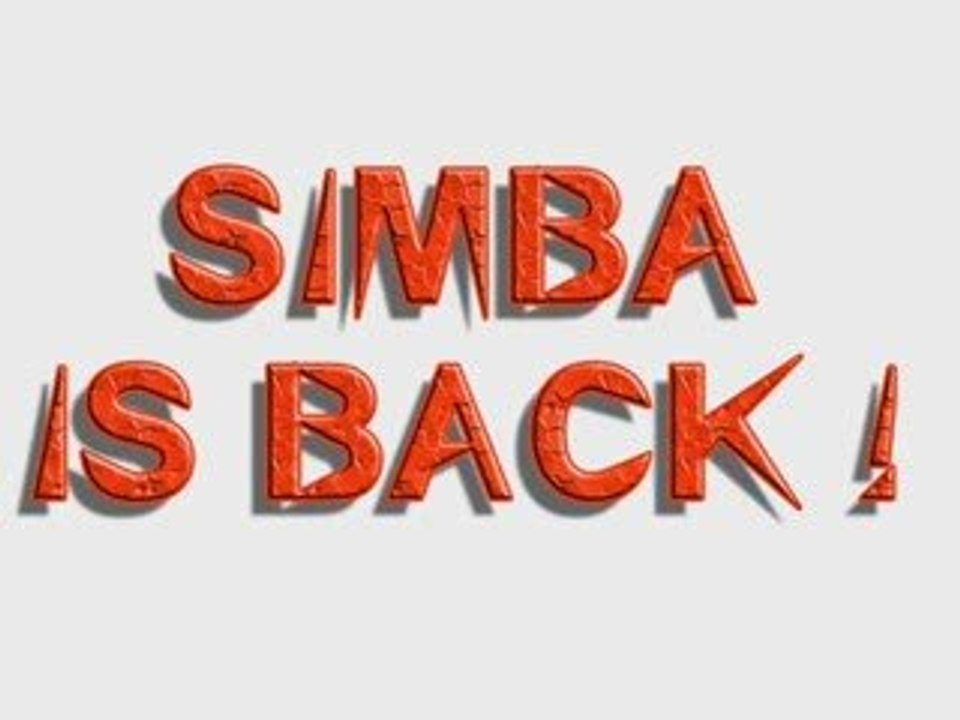 SIMBA IS BACK by Benjamin WHIT3
