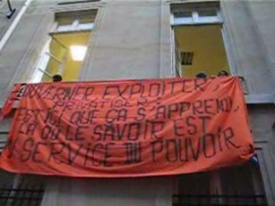 Occupation de Sciences Po 17 mars 2
