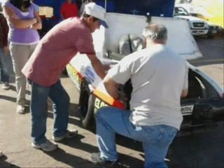 Trabajos en el auto de antolin