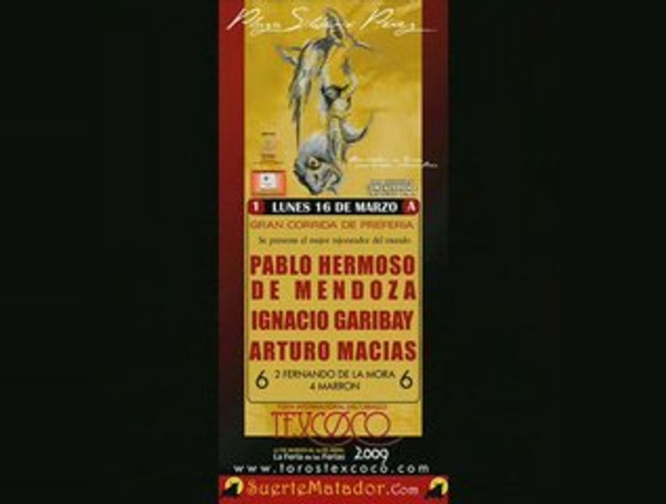 Plaza de Toros Silverio Pérez de Texcoco 16-marzo-09