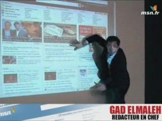 www.KeBoo Net - Gad Elmaleh Rédacteur en Chef de MSN - Coco
