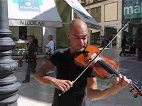 Musicos Callejeros - El Violinista Invisible