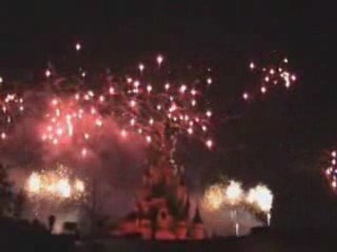 St Patrick Disneyland feu d'artifice Firewordks