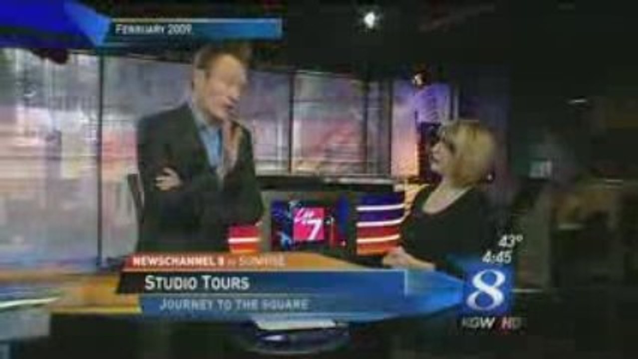 KGW NewsChannel 8 Studio on the Square segment 2009