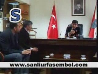 TARAFTARLARDAN EMNİYET MÜDÜRÜNE ZİYARET...