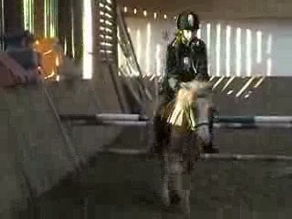 elodie en saut sur loustic