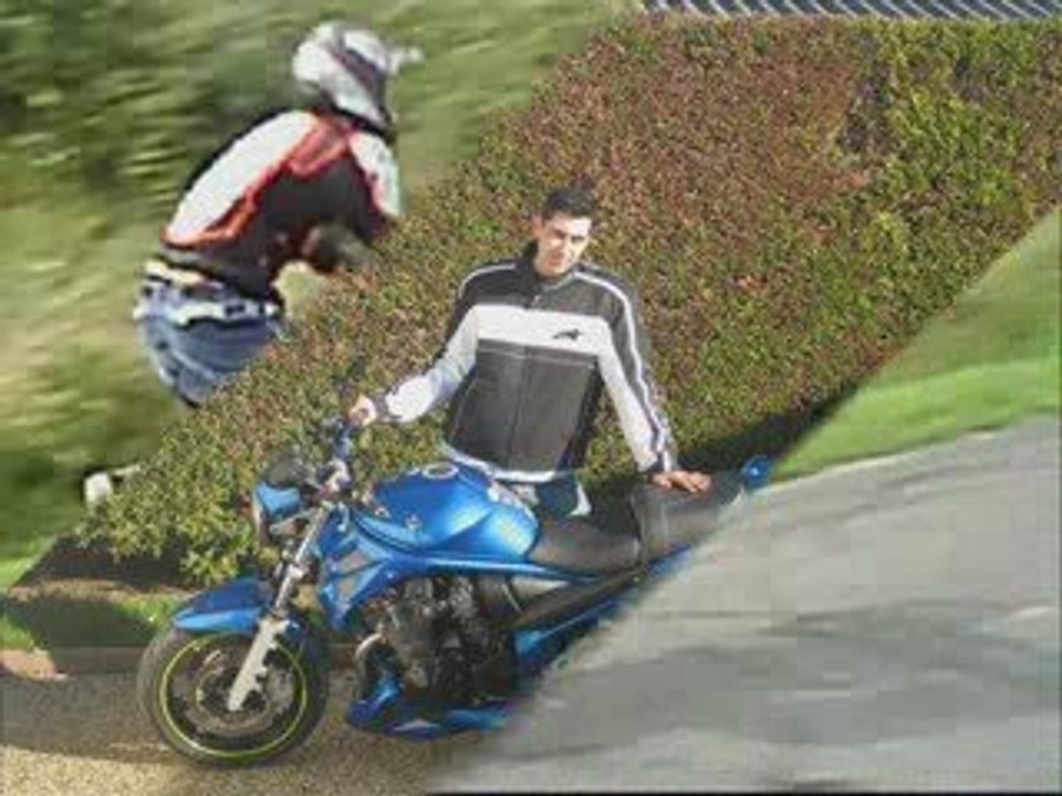 Montage vidéo de moi en moto