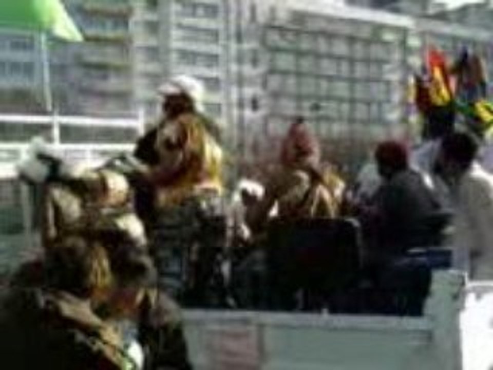 Happening CFDT manifestation 19 mars 2009 Nantes