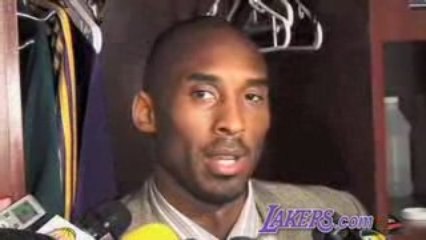 NBA Post-Game Locker Talk Kobe Bryant March 18 , 2009