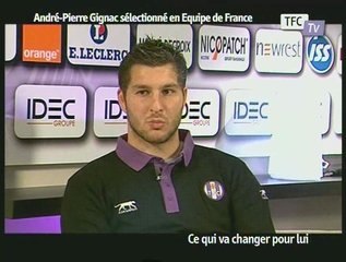 A.-P. Gignac en Equipe de France