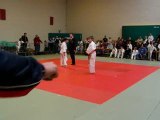 1er combat de judo axel soignies le 15 mars 2009