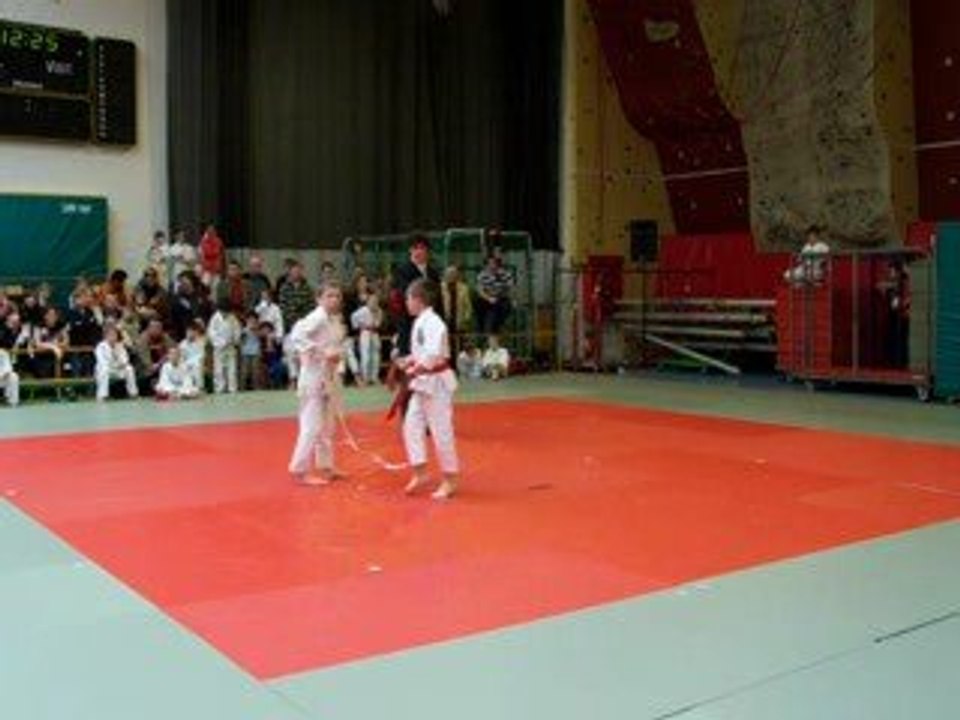 1er combat de judo de joseph soignies 15 mars 2009