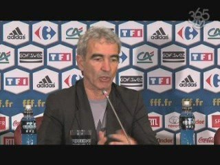 Football365 : Conférence de Domenech avant la Lituanie