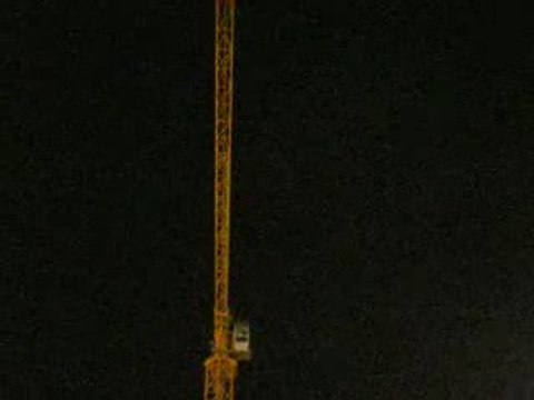 Lyon Part-Dieu : Grue sur un chantier