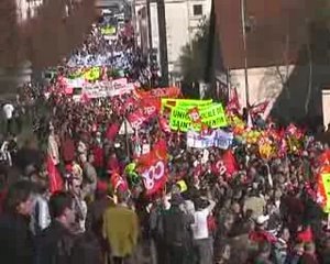 Encore 5000 à 6000 manifestants à Auxerre