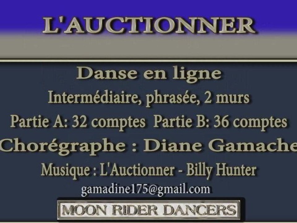 DJ[cowboy] L'Auctionner  ''HD'' (Linedance demo complete)