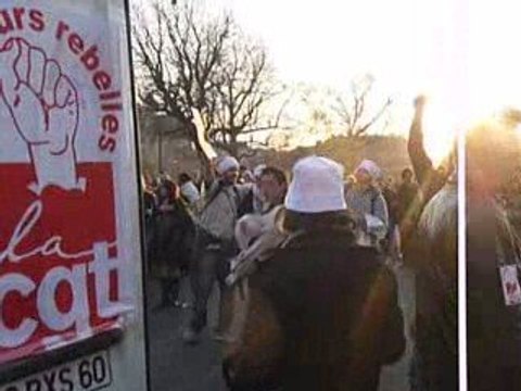 Manif a la place de la Nation
