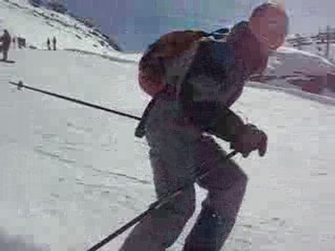 Descente ski Valmeinier 14/03/2009