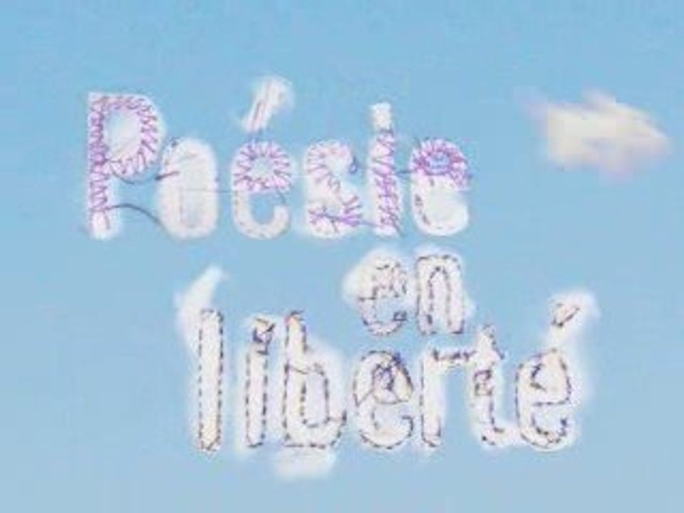 Poésie en liberté, clip d'Emmanuelle Bosse, Ecole Estienne