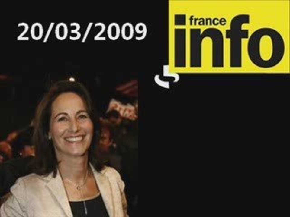 Segolene Royal sur France-Info [20/03/2009]