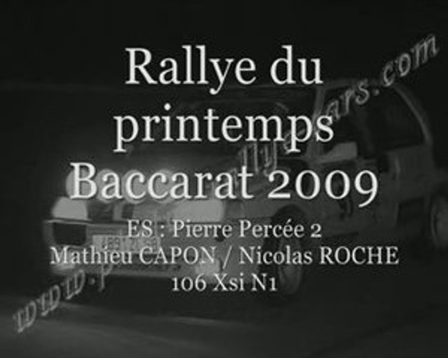 Rallye de printemps Baccarat 2009 - ES 3
