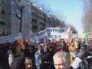 Manif à Paris, 19 mars 2009.