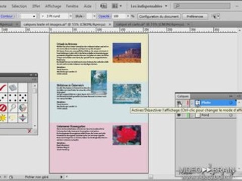 Adobe Illustrator CS4 : Déplacement des objets et des calque