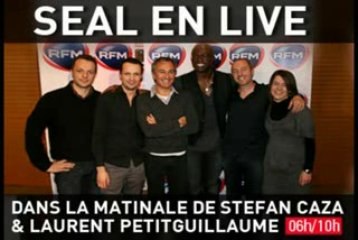 Seal en Live dans la matinale RFM