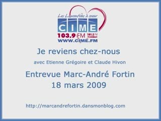 090318-Entrevue MAF - CIME FM