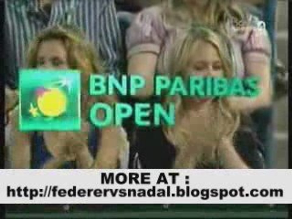 Roger Federer vs Fernando Verdasco indian wells 2009