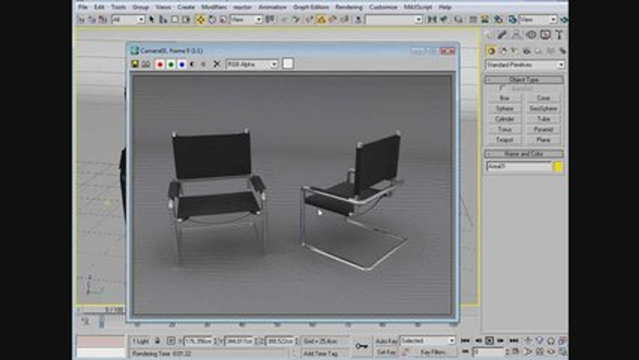 Tuto Rendu Chaise 3ds max