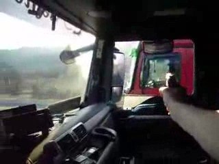 Wyprzedzanie niemca Arschloch am Steuer