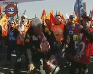 La manif de Continental à Compiègne