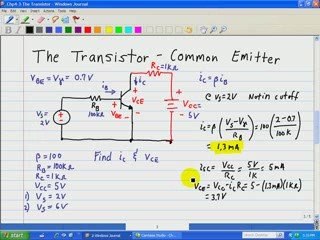 Transistor Amplifier Tutorial - Common Emitter Circuit