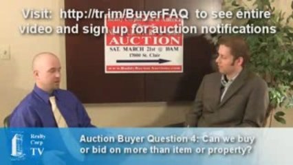 Can we buy or bid on more than one item or property?