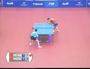 Ma Long - Wang Hao Finale Pro tour KOWEIT 2009
