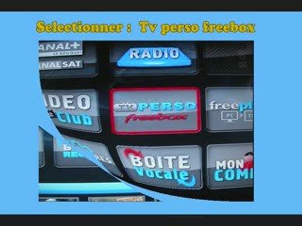 Diffuser une video sur Freebox HD