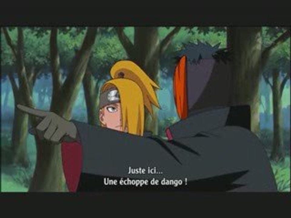 Dispute entre Tobi et Deidara
