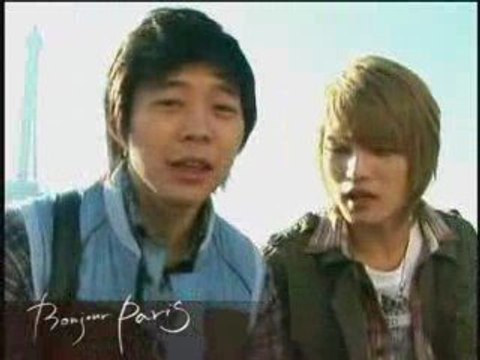 DBSK ~ Bonjour Paris ! Jae & Chun parlent français